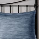 Walter - King 7 Piece Printed Comforter Set - Navy