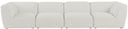 Miramar - 4 Seat Modular Sofa - Meridian Furniture - Stationary Sectionals - Elite Enclave Home