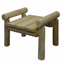 Wood Ottoman - Natural