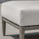 Borneo - Cushion Outdoor Ottoman - White