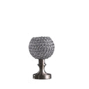 Globe LED Table Lamp With Clear Globe Shade - Silver