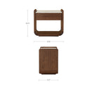 Enns - Nightstand - Dark Brown - Moe's Home Collection - Accent Nightstands - Elite Enclave Home