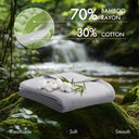 Bamboo Cotton - King Rayon From Blanket - Gray - Madison Park - Blankets - Elite Enclave Home