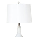 Table Lamp With White Drum Shade (Set of 2) - White