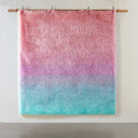 Primrose - Ombre Shaggy Faux Fur Comforter Set - Purple Multi