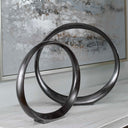 Orbits - Ring Sculptures (Set of 2) - Uttermost - Sculptures & Figurines - Elite Enclave Home
