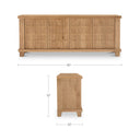 Enya - Sideboard - Oak / Natural - Moe's Home Collection - Sideboards - Elite Enclave Home