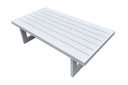 Aluminum Outdoor Coffee Table - White