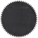 Taza - Round Iron Mirror - Dark Gray