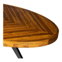 Parq - Oval Dining Table - Brown - Moe's Home Collection - Dining Tables - Elite Enclave Home