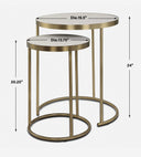 Aragon - Nesting Tables (Set of 2) - Uttermost - Table Sets - Elite Enclave Home
