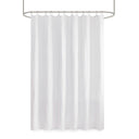 Arlo - Super Waffle Textured Solid Shower Curtain - White - Madison Park - Shower Curtains - Elite Enclave Home