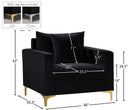 Naomi - Chair - Meridian Furniture - Arm Chairs - Elite Enclave Home