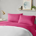 Microfiber - King All Season Wrinkle Free Sheet Set - Pink