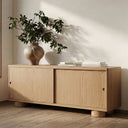 Hobbs - Media Unit - Natural - Moe's Home Collection - TV Stands - Elite Enclave Home