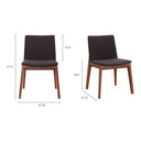 Deco - Dining Chair (Set of 2) - Black - Moe's Home Collection - Chair Sets - Elite Enclave Home