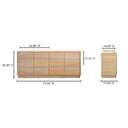 Round Off - Sideboard - Light Brown - Moe's Home Collection - Sideboards - Elite Enclave Home