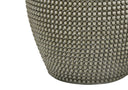 24" Round Table Lamp With Ivory Drum Shade - Gray - HomeRoots - Table Lamps - Elite Enclave Home