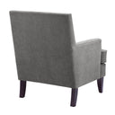 Colton - Track Arm Club Chair - Gray - Madison Park - Club Chairs - Elite Enclave Home