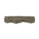 Caplan - 6 Piece Modular Sectional With Ottoman - Classic Home - 2 Piece Living Room Sets - Elite Enclave Home
