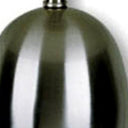 29" Metal Urn Table Lamp With White Classic Empire Shade - Nickel