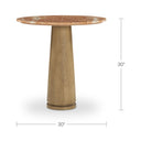 Sage - Cafe Table - Alicante Red - Moe's Home Collection - Coffee Tables - Elite Enclave Home