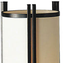 Cylinder Bedside Table Lamp - Black And Off-White