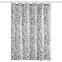 Bonnie - Printed Seersucker Shower Curtain - Blue