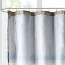 Donovan - Embroidered Shower Curtain - Navy - Madison Park - Shower Curtains - Elite Enclave Home