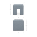 Aidy - Stool - Light Blue - Moe's Home Collection - Accent Stools - Elite Enclave Home