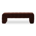Verity - Bench - Warm Brown - Moe's Home Collection - Upholstered Benches - Elite Enclave Home