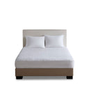 All Natural - Cotton Percale Quilted Mattress Pad - White