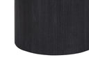 Concrete Cylinder Table Lamp With Ivory Drum Shade - Black And Gold - HomeRoots - Table Lamps - Elite Enclave Home