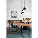 Freeman - Leather Dining Chair (Set of 2) - Onyx Black - Moe's Home Collection - Chair Sets - Elite Enclave Home