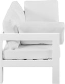 Nizuc - Outdoor Patio 2 Seat Modular Sofa With White Frame - Meridian Furniture - Stationary Sectionals- Elite Enclave Home