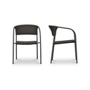Zola - Outdoor Dining Chair (Set of 2) - Dark Brown - Moe's Home Collection - Chair Sets - Elite Enclave Home