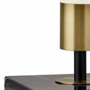 Marble Metal Standard Table Lamp - Black