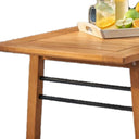 48" Solid Wood Outdoor Coffee Table - Natural