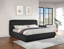 Rigby - Bed With Black Base - Meridian Furniture - Platform Beds - Elite Enclave Home