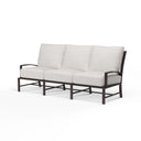 La Jolla - Sofa, With Self Welt - Canvas Flax / Dark Brown