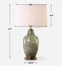 Chianti - Olive Glass Table Lamp