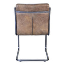 Ansel - Leather Dining Chair (Set of 2) - Grazed Brown - Moe's Home Collection - Chair Sets - Elite Enclave Home
