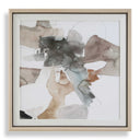 Cohesion - Framed Abstract Print - Black / Blue / Gray / Orange - Uttermost - Framed Prints - Elite Enclave Home