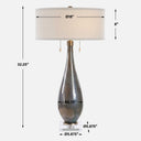 Cardoni - Glass Table Lamp - Uttermost - Table Lamps - Elite Enclave Home