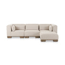 June - Lounge Modular Sectional - Oatmeal - Moe's Home Collection - Stationary Sectionals - Elite Enclave Home