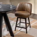 Della - Swivel Counter Stool - Classic Home - Counter Height (24" - 27") - Elite Enclave Home