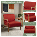 Novak - Mid - Century Modern Accent Armchair (Set of 2) - Spice - INK+IVY - Chair Sets - Elite Enclave Home