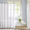 Anna - Sheer Shower Curtain - White - Madison Park - Shower Curtains - Elite Enclave Home