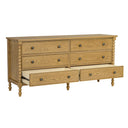 Beckett - Large Dresser - Natural - Madison Park Signature - Dressers - Elite Enclave Home