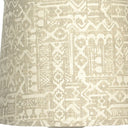 With Tan Empire Shade - Antiqued White